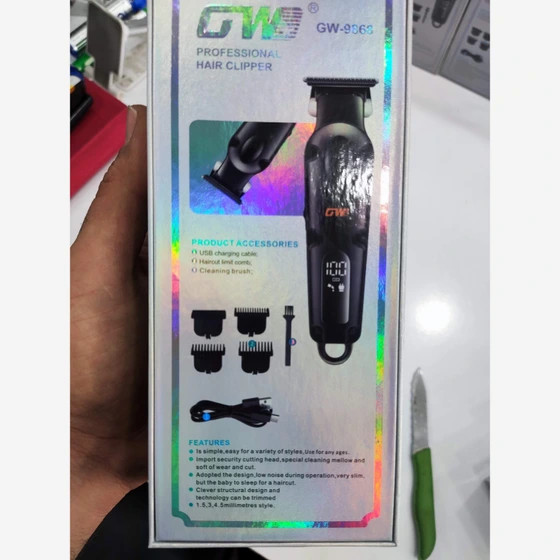 ماشین اصلاح سر صورت جی دبلیو مدل GW-9868 اورجینال