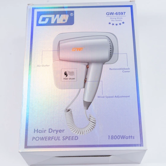 سشوار دیواری جی دبلیو مدل GW6597