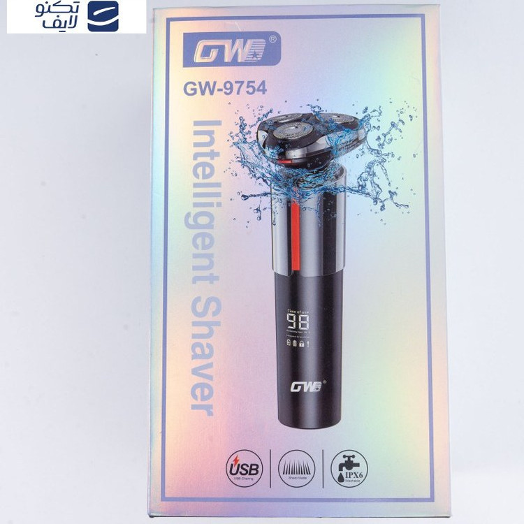 ماشین اصلاح صورت جی دبلیو مدل GW-9754