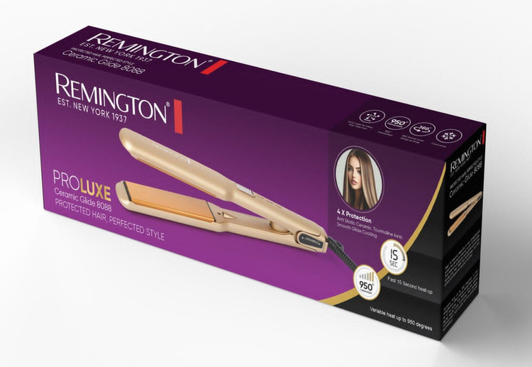 اتو مو رمینگتون Remington 8088 با صفحات سرامیکی اصل اورجینال