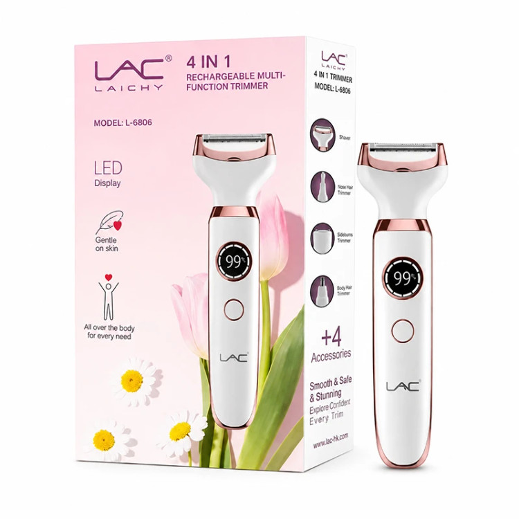 اپیلاتور لایچی مدل L-6006 چهار کاره و شارژی