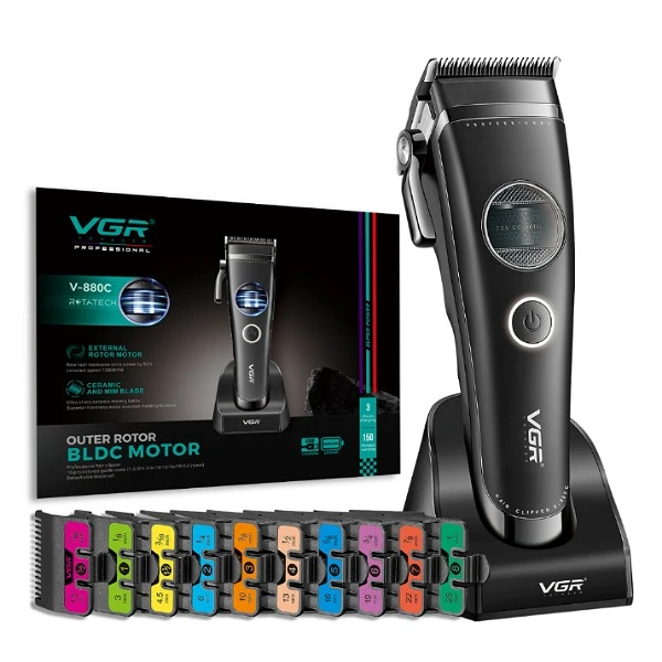 ماشین اصلاح وی جی آر مدل VGR-V880C با تیغه سرامیک