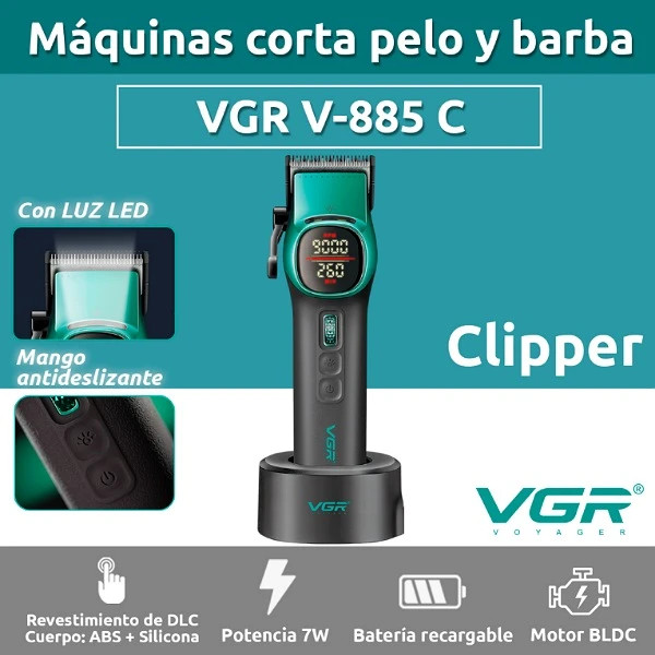ماشین اصلاح وی جی آر مدل V-885C با تیغه سرامیکی