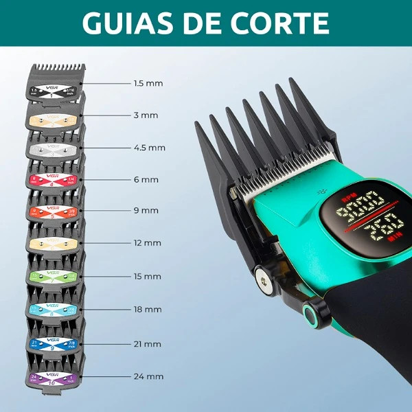 ماشین اصلاح وی جی آر مدل V-885C با تیغه سرامیکی