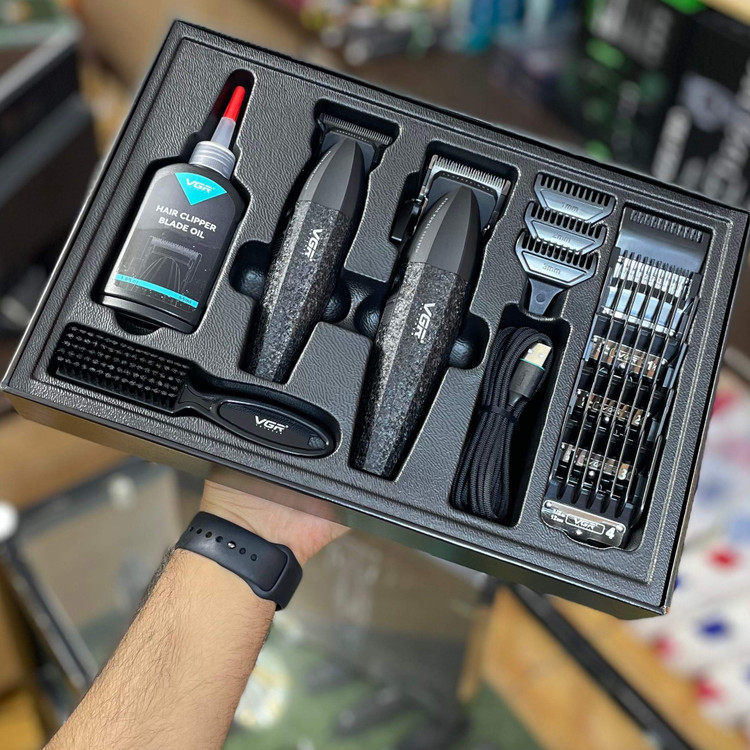 ماشین اصلاح وی جی آر مدل VGR V-640 S2 با تیغه سرامیک و برش مستقیم
