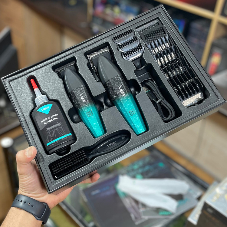 ماشین اصلاح وی جی آر مدل VGR V-640 S2 با تیغه سرامیک و برش مستقیم