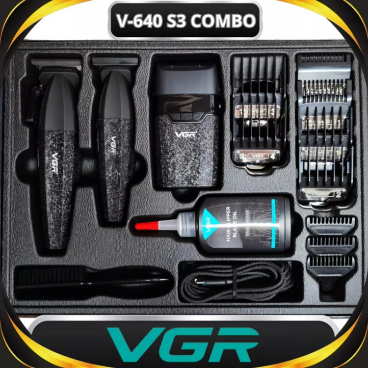 ست ماشین اصلاح حرفهای وی جی آر مدل VGR-V640 S3