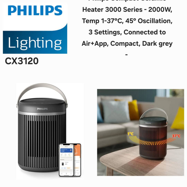فن هیتر فیلیپس مدل CX3120 با قابلیت خاموشی خودکار