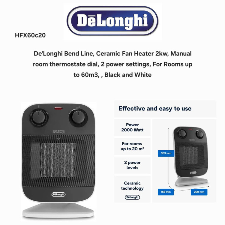 فن هیتر دلونگی HFX60C20