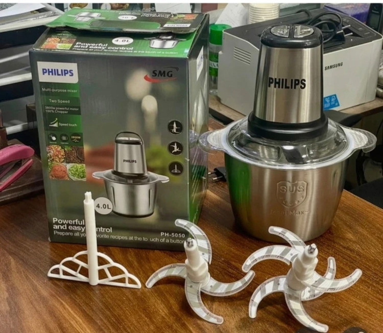 خردکن فیلیپس مدل PH5050 ظرفیت ۴ لیتر با ۶+۴ تیغه