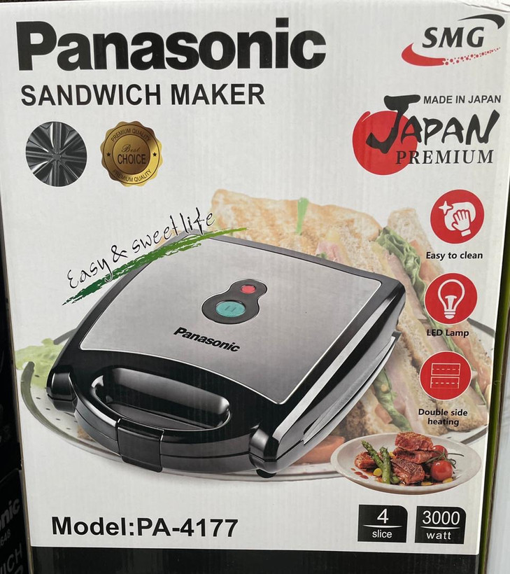 ساندویچ ساز پاناسونیک مدل PA-4177 توان 3000 وات 4 خانه | SMG