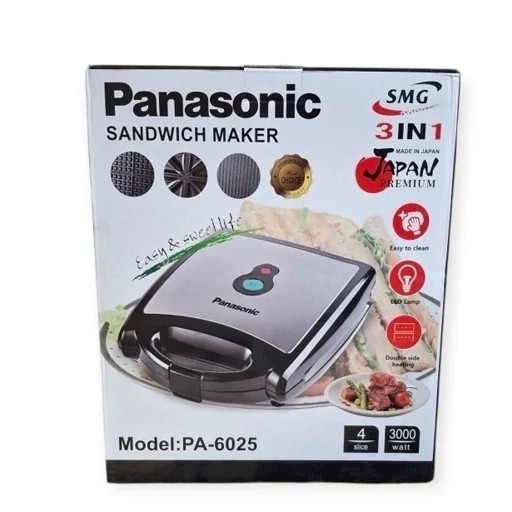 ساندویچ ساز پاناسونیک مدل PA-6025 توان 3000 وات 3 کاره