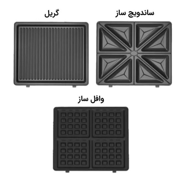 ساندویچ ساز پاناسونیک مدل PA-6025 توان 3000 وات 3 کاره
