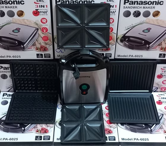 ساندویچ ساز پاناسونیک مدل PA-6025 توان 3000 وات 3 کاره