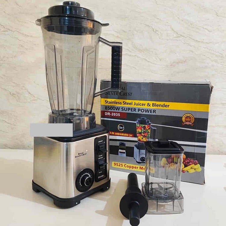 مخلوط کن و آسیاب صنعتی سیلورکرست- قدرت دستگاه 8500W وات مدل DR-2035