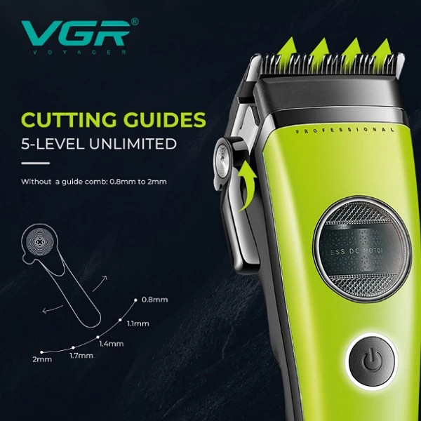 ماشین اصلاح وی جی آر مدل VGR-V880C با تیغه سرامیک
