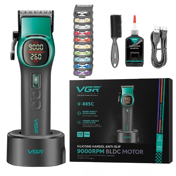 ماشین اصلاح وی جی آر مدل V-885C با تیغه سرامیکی