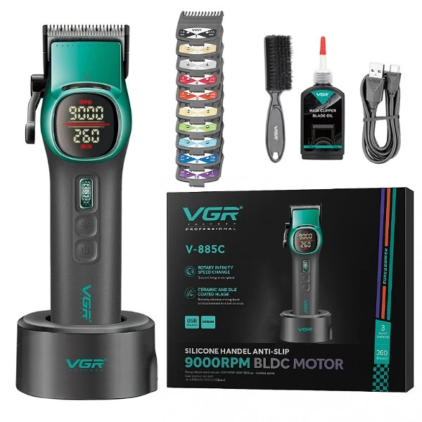 ماشین اصلاح وی جی آر مدل V-885C با تیغه سرامیکی