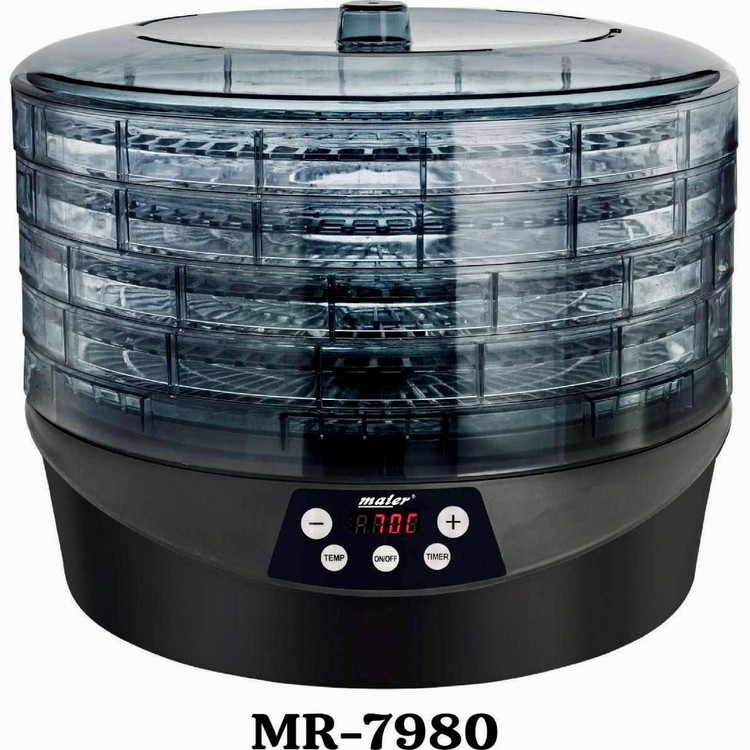 میوه خشک کن مایر مدل MR7980 چرخشی دیجیتال ۵ طبقه