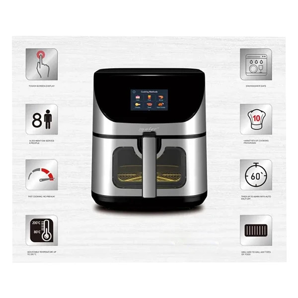 سرخ کن بدون روغن مایر مدل MR-908 ظرفیت ۱۲ لیتری